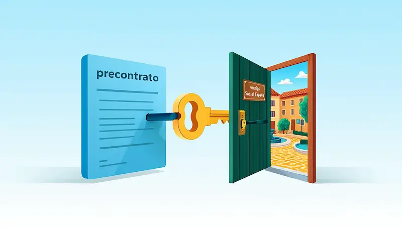 precontrato arraigo