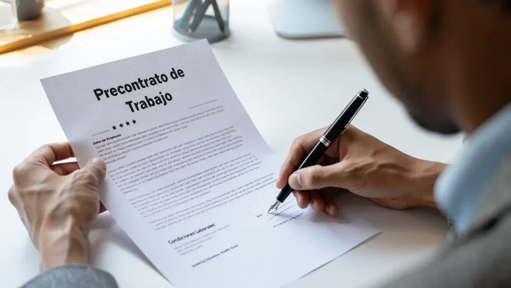 Precontrato de trabajo